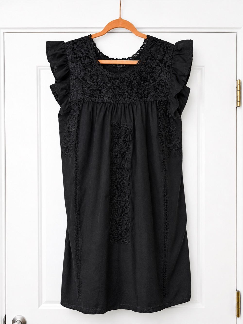 Margarita Mercantile Black Sara Dress - size small